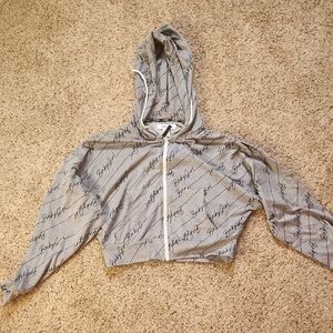 Refuge Gray Script Hoodie